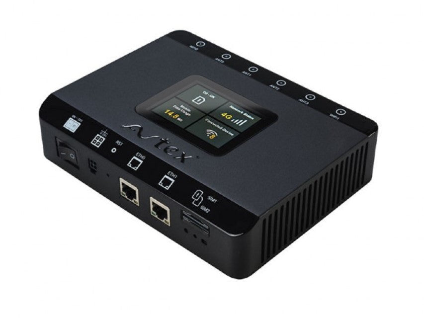 Avtex AMR104X 4G Dual-SIM Mobile Wi-Fi Router & 5G-Ready Antenna