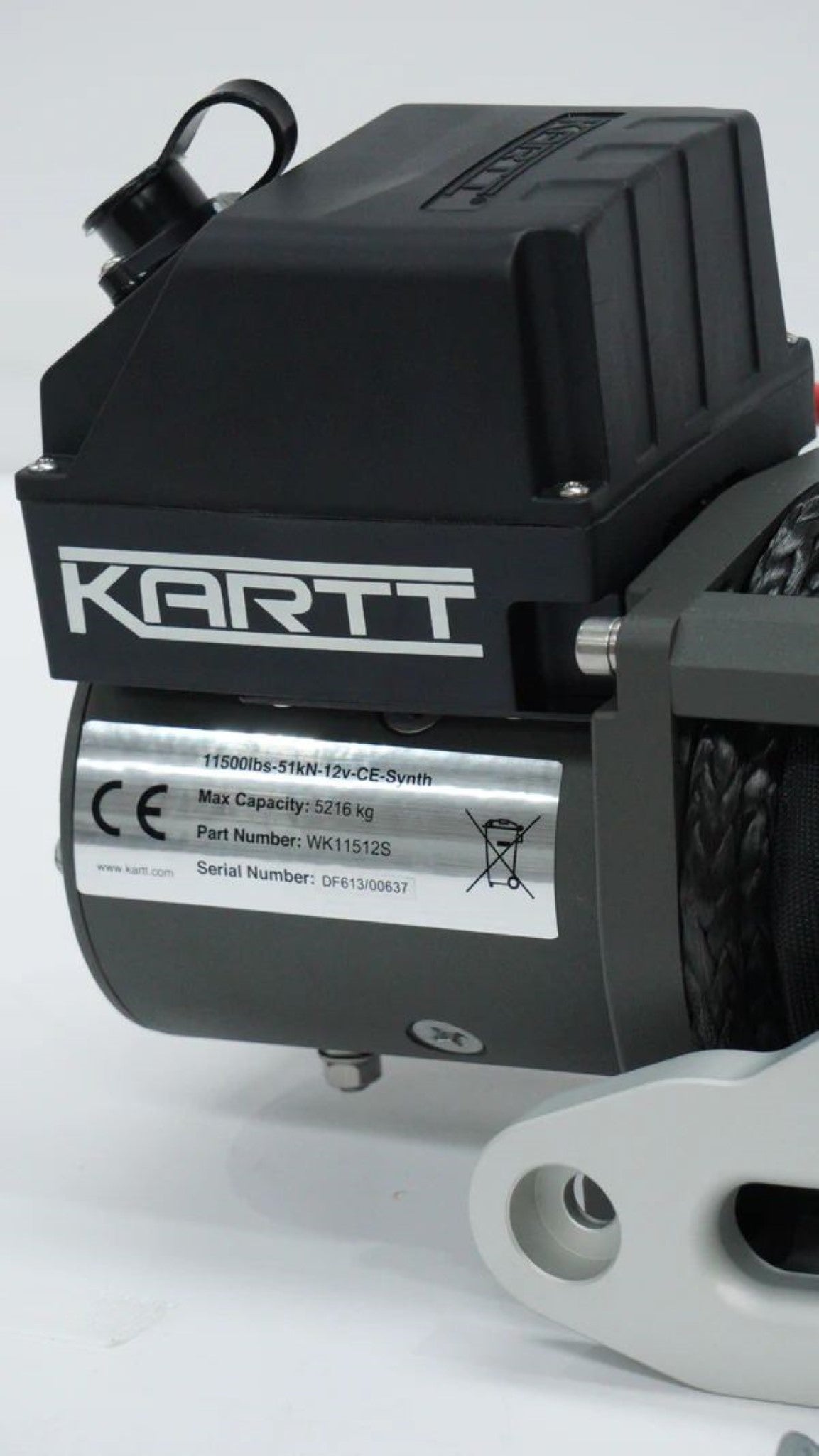 11500 lbs 12v Electric Winch Synthetic Rope