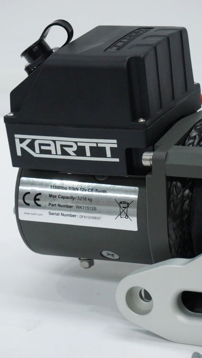 11500 lbs 12v Electric Winch Synthetic Rope