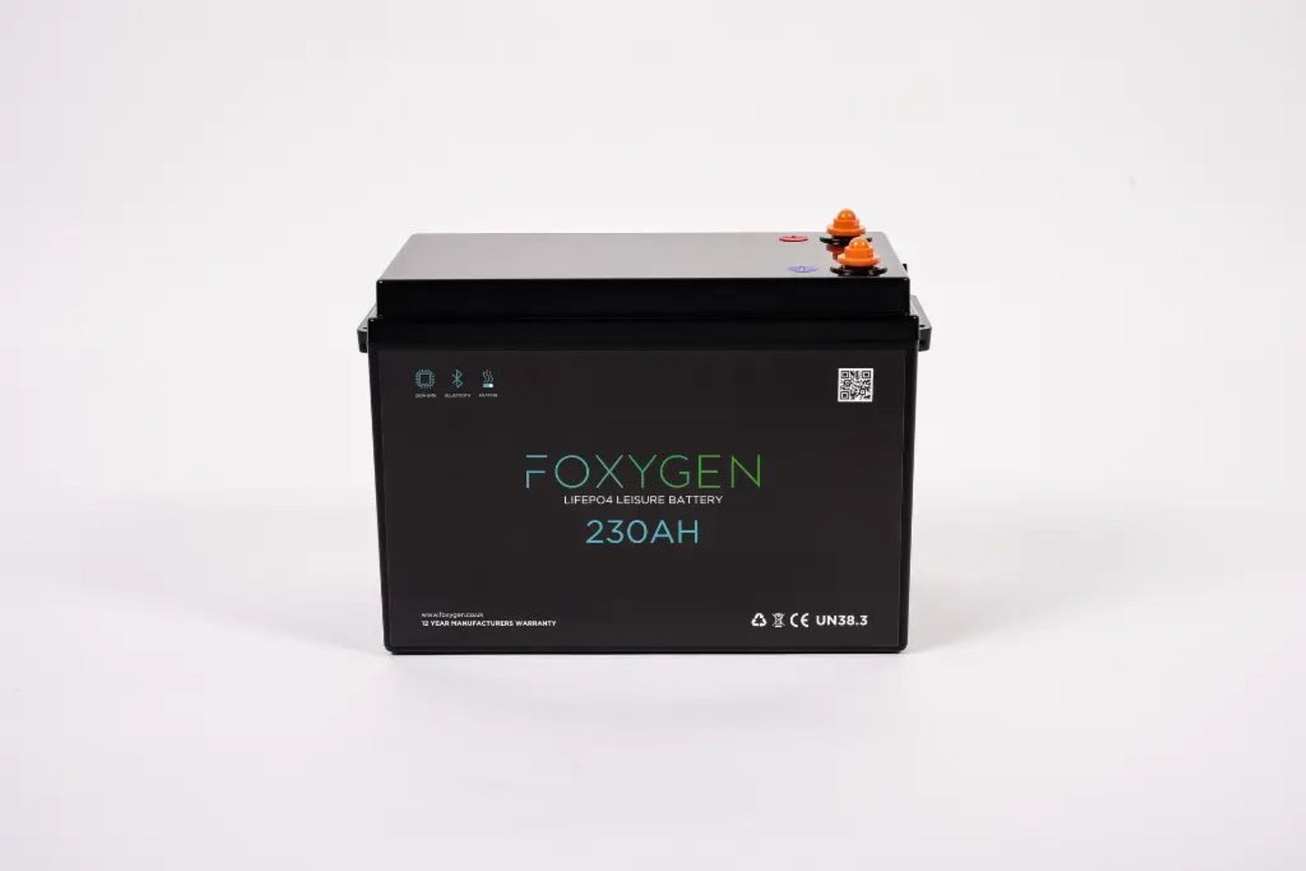 Foxygen Lithium Leisure Battery with Bluetooth & Heating (105Ah–460Ah)