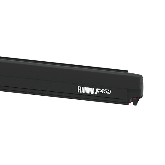 Fiamma F45 S Awning Deep Black 190 - 450 Royal Grey Canopy