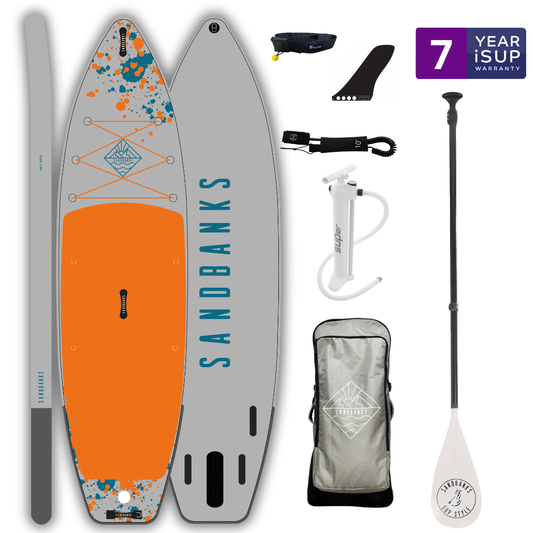 Pro White Water Paddleboard 10'8" x 34" x 6" iSUP Package