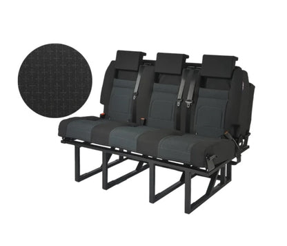 RIB129 Fixed Frame Plus Fabric Seat Bed