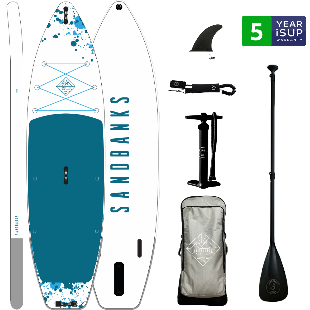 Wave Junior Paddleboards 8' x 30" x 4.75" iSUP Package
