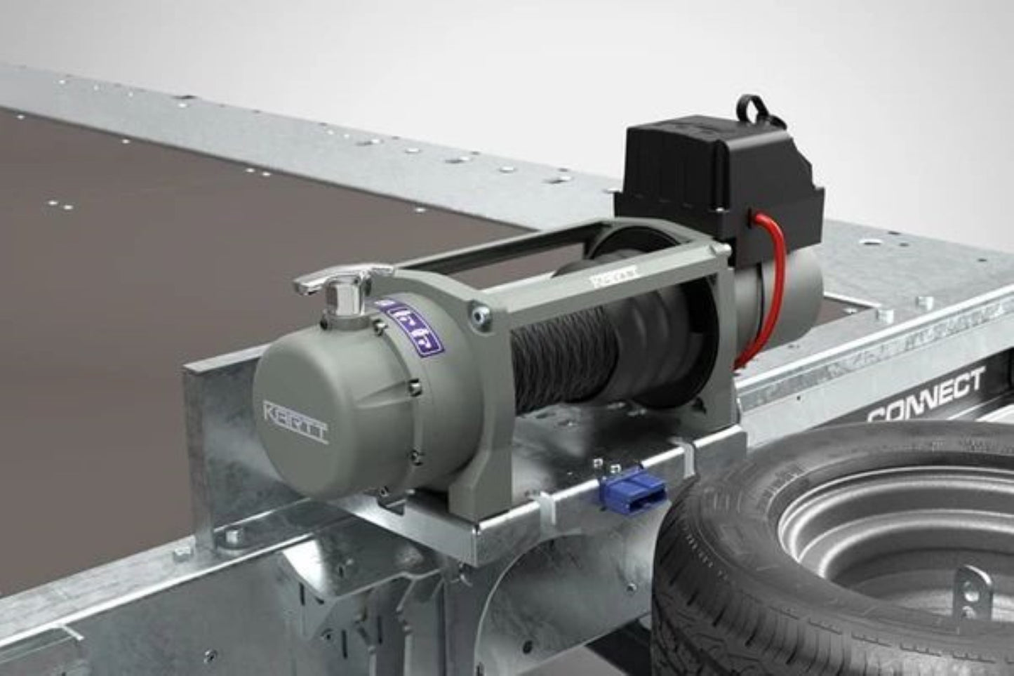 11500 lbs 12v Electric Winch Synthetic Rope